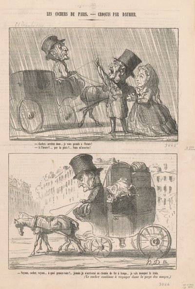 Tik, öyleyse dur by Honoré Daumier