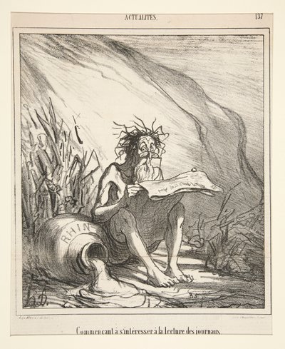 Bir s yorumlayıcısı by Honoré Daumier