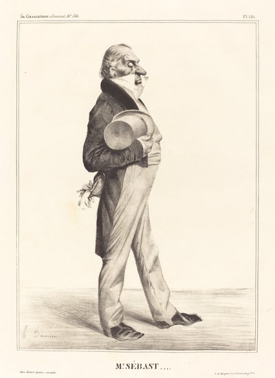 Kont Horace Sebastiani by Honoré Daumier