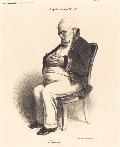 Kont J.-Jerome Simeon by Honoré Daumier