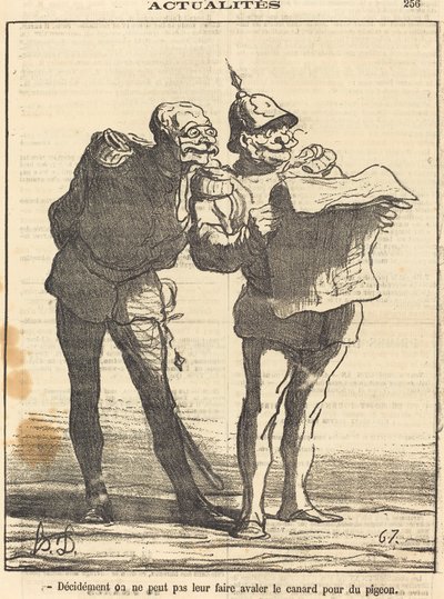 Belli ki yapamayız... by Honoré Daumier