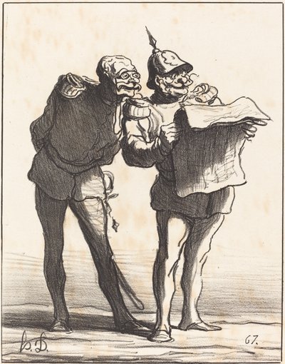 Belli ki yapamayız... by Honoré Daumier