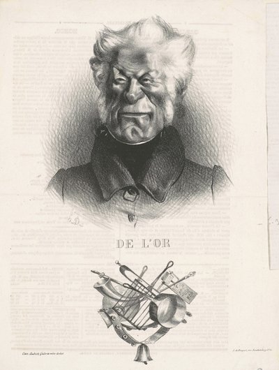 Altın (J. -Ant. -Adrien Delort) by Honoré Daumier