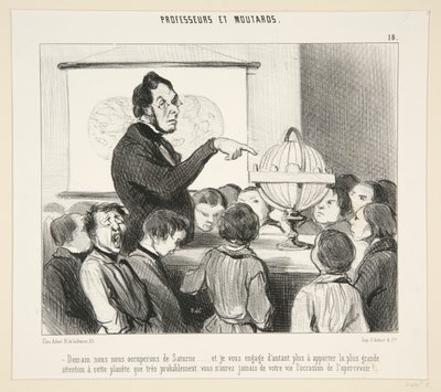 Yarın Satürn ile ilgileneceğiz by Honoré Daumier