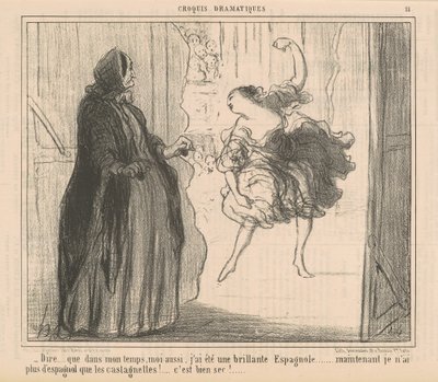 Bunu söylemek gerekirse benim zamanımda ben de... by Honoré Daumier