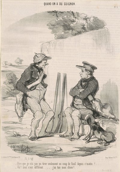 Ateş edemediğimi söylemek için... by Honoré Daumier