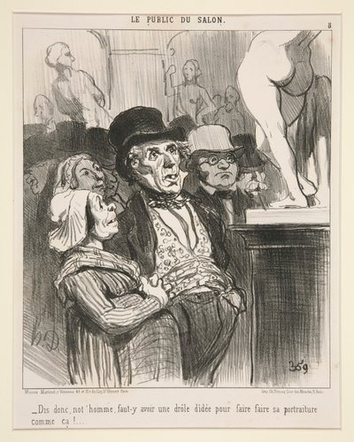 Öyle söyle, hayır by Honoré Daumier