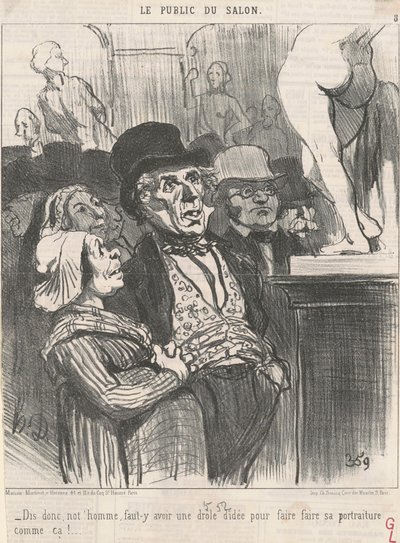 Söyle, adamımız, mutlaka... by Honoré Daumier