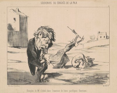 Müritler de M. Cobden by Honoré Daumier