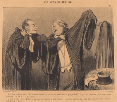 Söyle kardeşim destek olacaksın... by Honoré Daumier