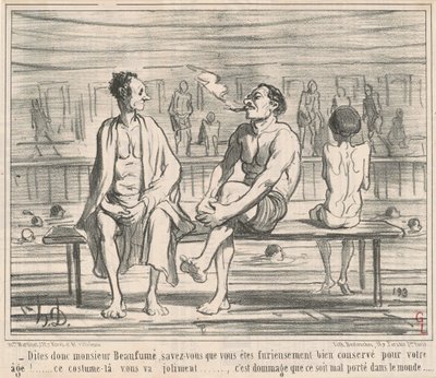 Söyleyin, Mösyö Beaufume... by Honoré Daumier