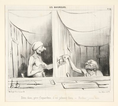 Peder Coquardeau, oldukça taze. by Honoré Daumier