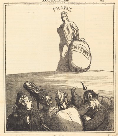 Zaten aldı! by Honoré Daumier