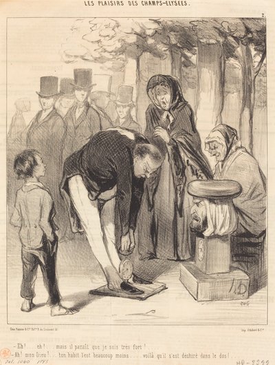 Eh!... Eh!... ama öyle görünüyor ki... by Honoré Daumier