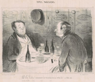 Peki Zeki! bunu nasıl buluyorsun! by Honoré Daumier