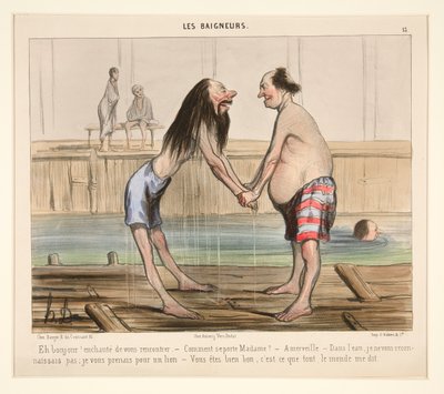 Hey merhaba! Tanıştığımıza memnun oldum by Honoré Daumier