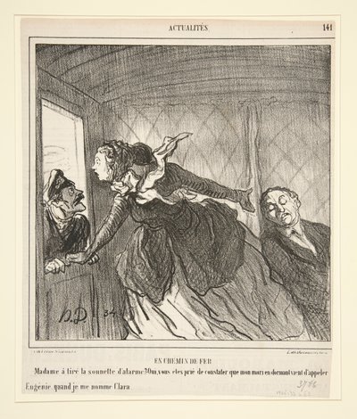 Trende: Madam zili çaldı by Honoré Daumier