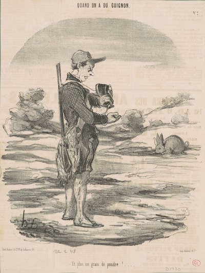 Ve bir toz tanesi değil! ... by Honoré Daumier