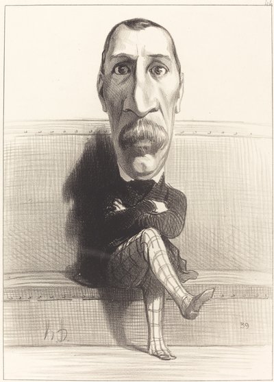 Eu. Isidore Buvignier by Honoré Daumier