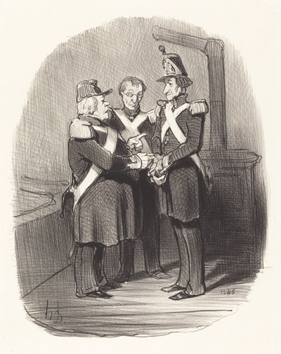 Bana açıklayın, Mösyö Badoulard... by Honoré Daumier