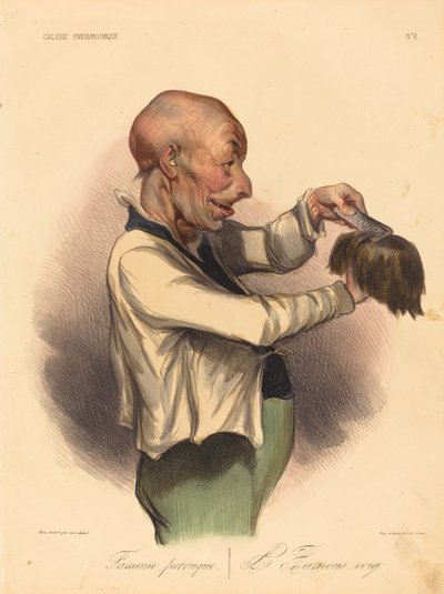 ünlü peruk by Honoré Daumier