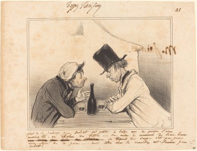 Dikkatli olmalısınız Peder Balivot, küçüğünüz on altı yaşında... by Honoré Daumier