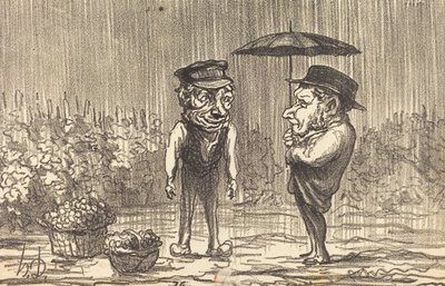 Bu havadan şikayet etmeyin... by Honoré Daumier