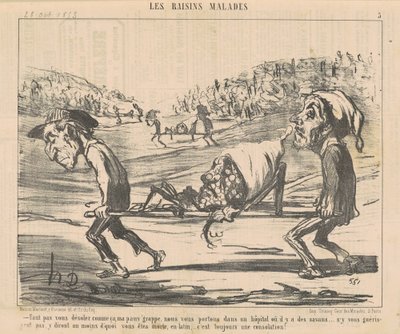 Böyle üzülme... by Honoré Daumier
