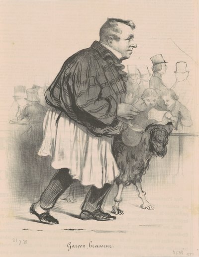 Biracı Çocuk... by Honoré Daumier