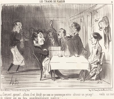 Oğlum!... oğlum!... hadi karar verildi... by Honoré Daumier