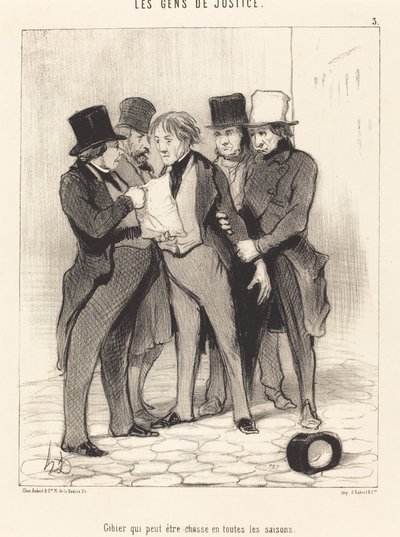Her mevsim avlanabilen oyun by Honoré Daumier
