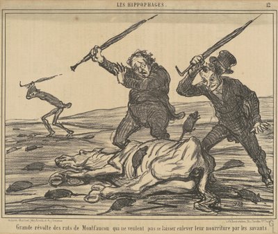 Montfaucon farelerinin büyük isyanı... by Honoré Daumier
