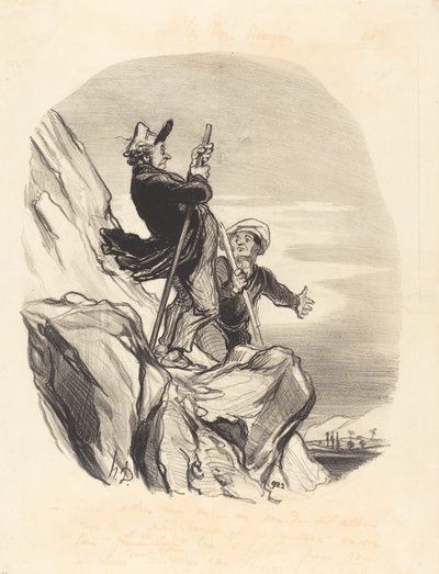 Rehber, gidelim... cennet adına... by Honoré Daumier