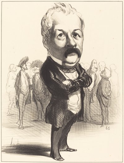 Gustave Sautera by Honoré Daumier
