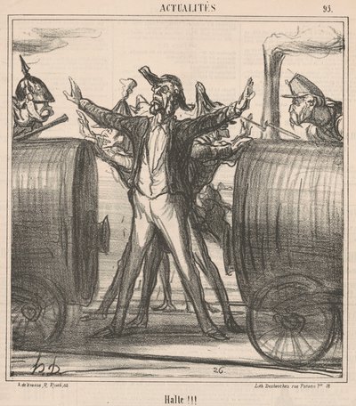 Dur!!! by Honoré Daumier