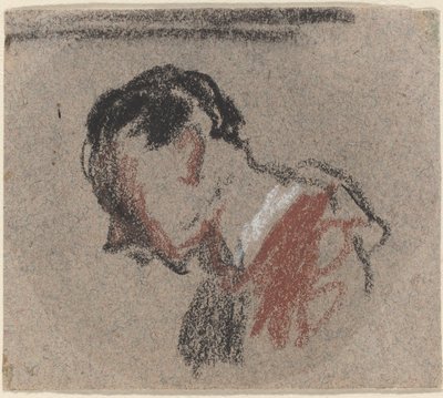 Bir Adamın Başı by Honoré Daumier
