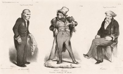 Huguet de Sémonville - Robert Macaire (Thiers) - Kont Roederer by Honoré Daumier