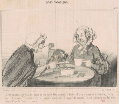 O büyüleyici, sana söylüyorum... by Honoré Daumier