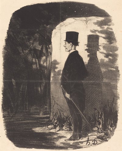 Söylemeye gerek yok, bunu geçmeliyim... tahta... by Honoré Daumier