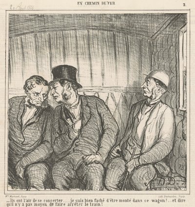 Birlikte çalışıyor gibiler... by Honoré Daumier
