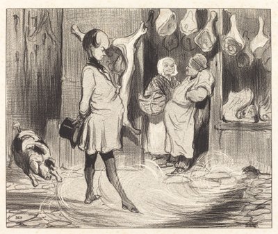 Büyük bir şairin seyahat izlenimleri by Honoré Daumier