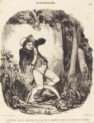 Sahibi için dezavantaj... by Honoré Daumier