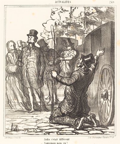 eskiden farklıydı by Honoré Daumier