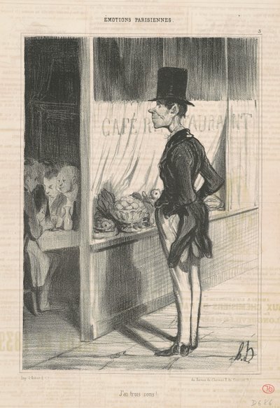 üç sentim var by Honoré Daumier
