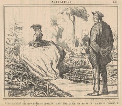 Bir kasırga görmeyi çok isterim... by Honoré Daumier