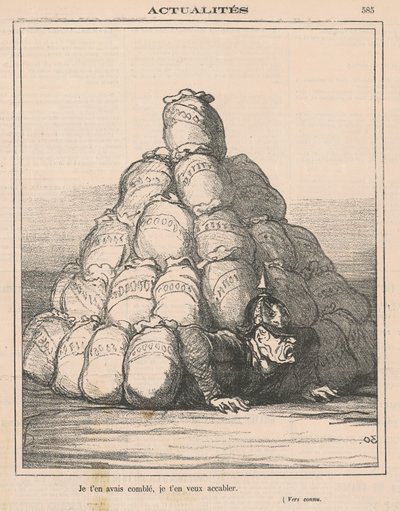 seni doldurdum... by Honoré Daumier