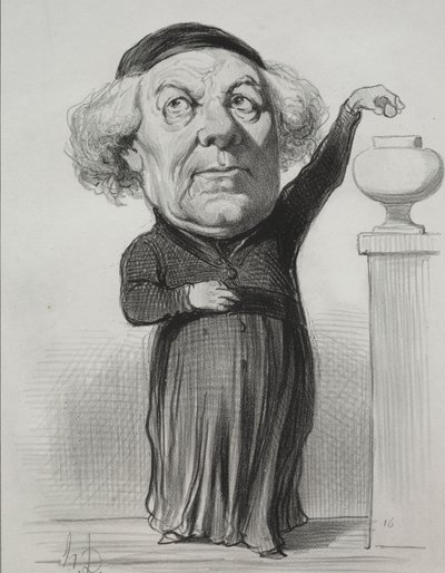 Jean-Jacques Fayet, Orleans Piskoposu by Honoré Daumier