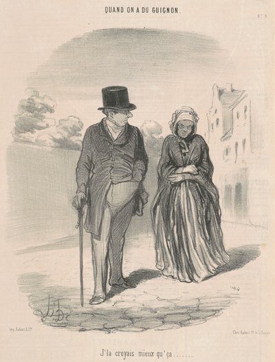 Bundan daha iyi olduğunu düşündüm... by Honoré Daumier