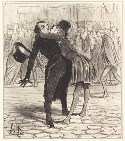 üniversite arkadaşı by Honoré Daumier