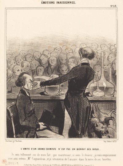 Büyük bir kimyagerin dostluğu... by Honoré Daumier